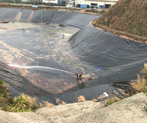 西沙废水池清理